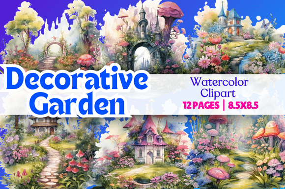 Decorative Garden Watercolor Clipart: A Designer's Guide