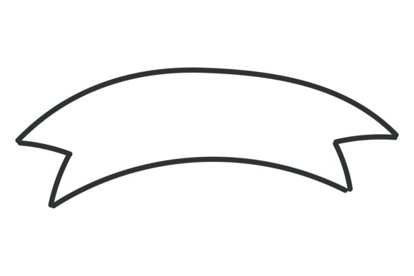 Decorative Ribbon Template. Blank Banner: A Designer's Guide