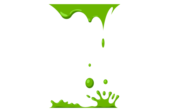 Dropping Slime with Decorative Splash: A Creative Font Unpacked
