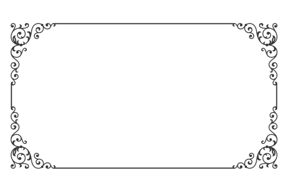Elegant Baroque Page Border: Decorative Frames for Impact