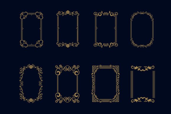 Elevate Your Layouts with Vector Decorative Frames