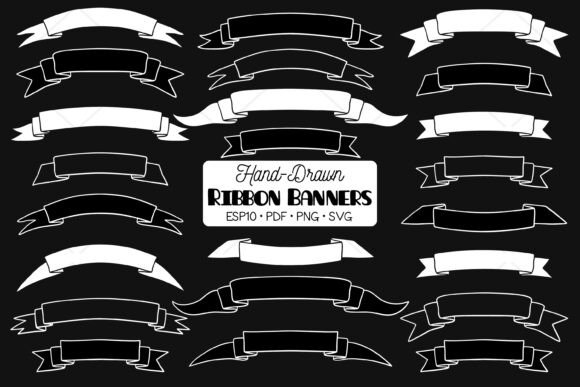 Elevate Your Projects with Vintage Ribbon Banner Clip Art