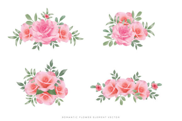 Enchanting Watercolor Floral Clipart for Creative Projects