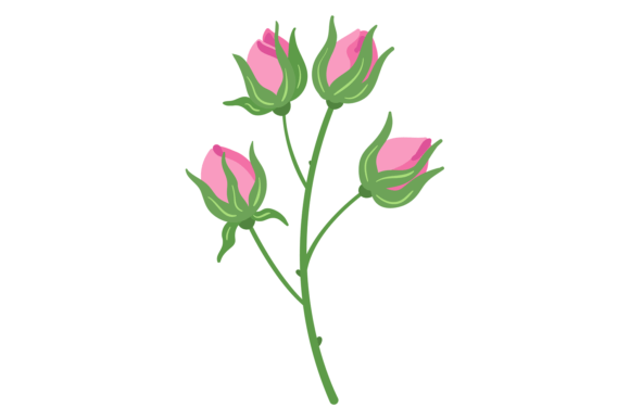 Rose Bud Branch: Elevate Designs with Floral Decorative Bouquet
