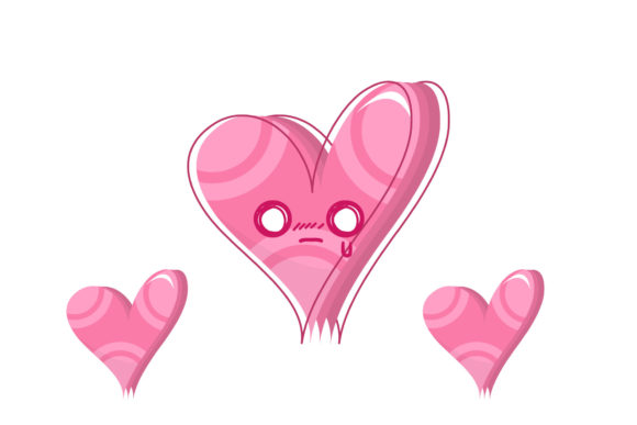 Understanding the Kawaii Heart Decorative Element Design